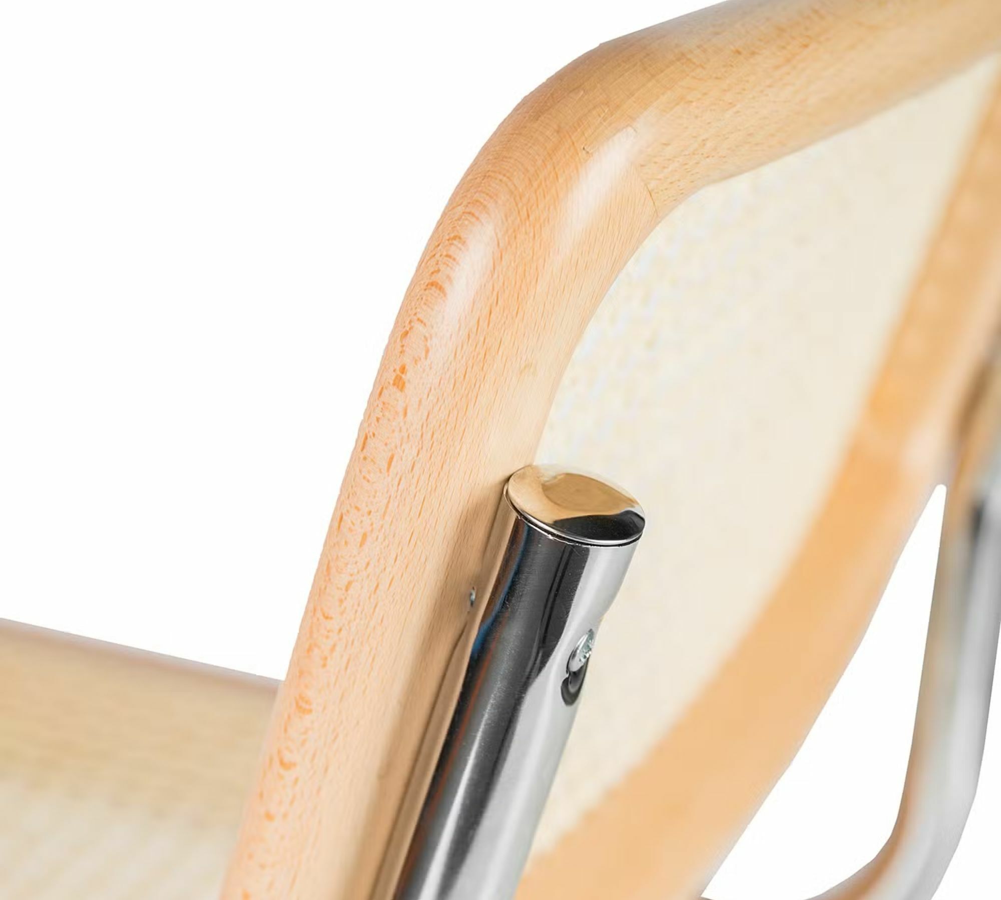 2x Freischwinger Buche Chrom Glänzend 5