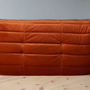 Togo Lounge Set 3-pc. Velvet Amber-Orange 3