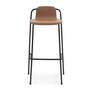Studio Barstuhl Holz Metall Braun 1