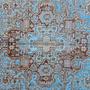 Vintage Teppich Blau 3