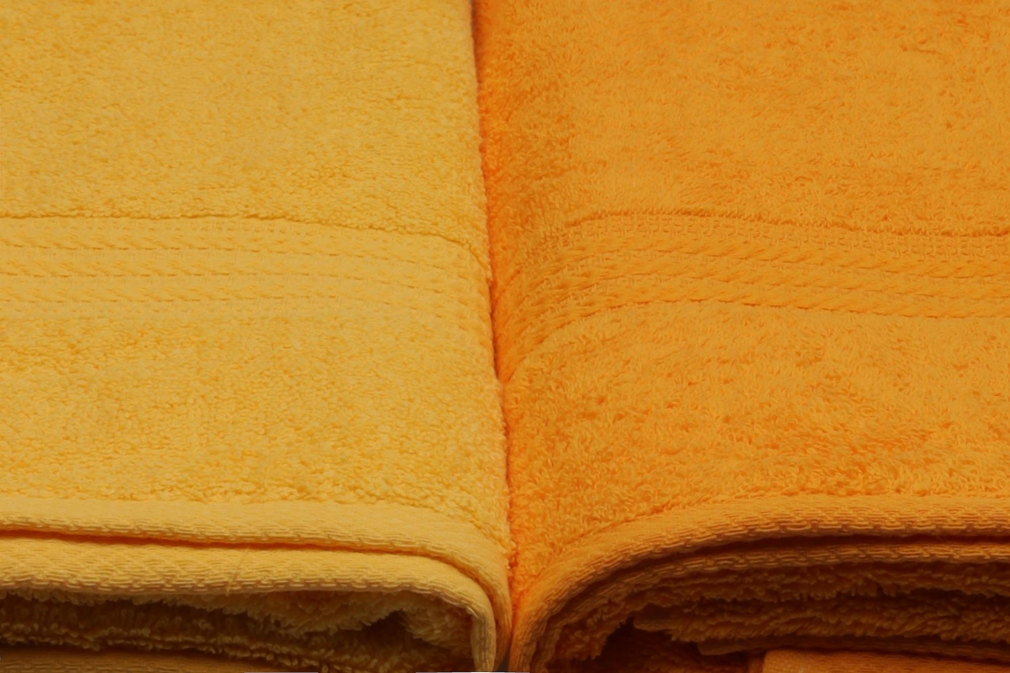 4x Rainbow Bath Towels Cotton Orange 3