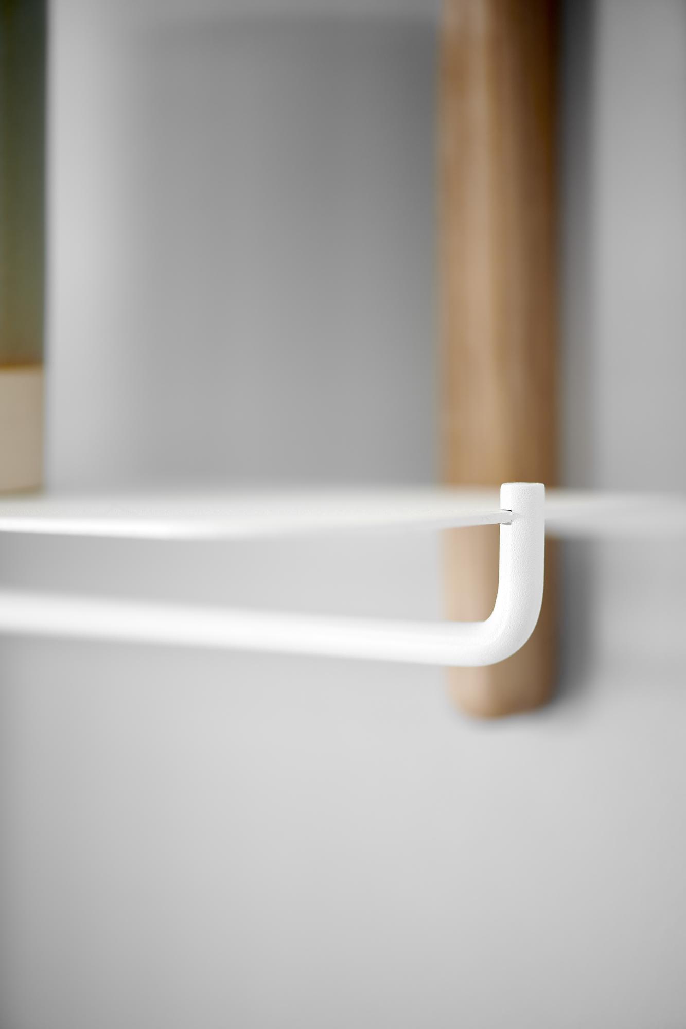 Nivo Regalschiene Stahl Weiß 2