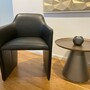 2x 525 Foster Walter Knoll Armchair with Armrests Leather Black 4