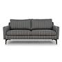 Anna Sofa 2-Sitzer Straight Latte Black 1