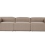 Valentina Sofa 3-Sitzer Braun 3