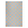 Indoor/Outdoor Rug COLOUR CLASH Checkered Polypropylene Blue Beige 118 x 180 cm 1