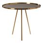 Corra Gold Finish Spiegelplatte Beistelltisch
 2