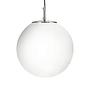 Pendelleuchte Atom Milchglas Stahl Durchmesser: 30 cm 0