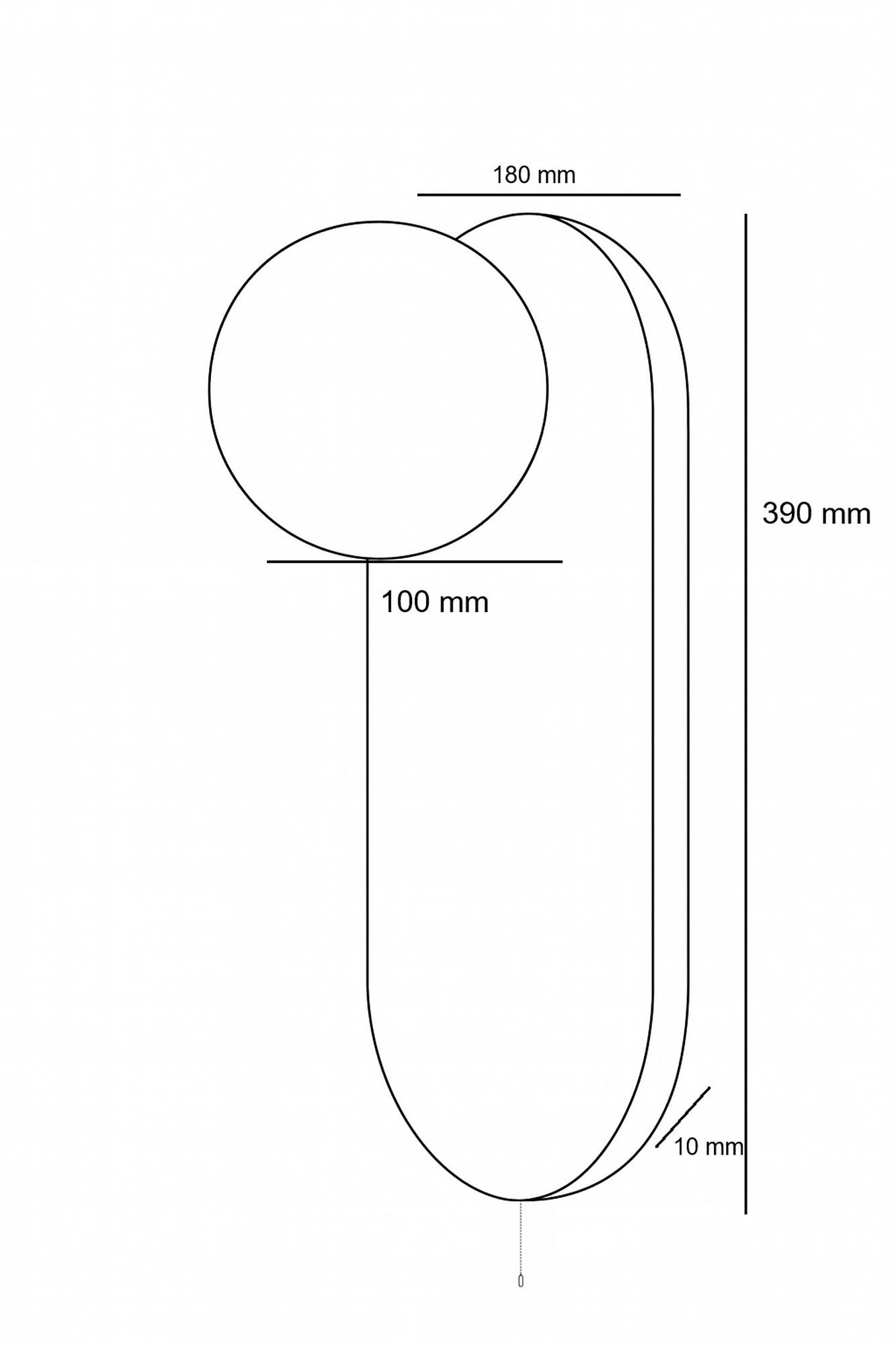 Tor Wall Lamp Travertine Cream 8