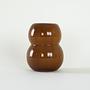 Glass vase Caramel 3