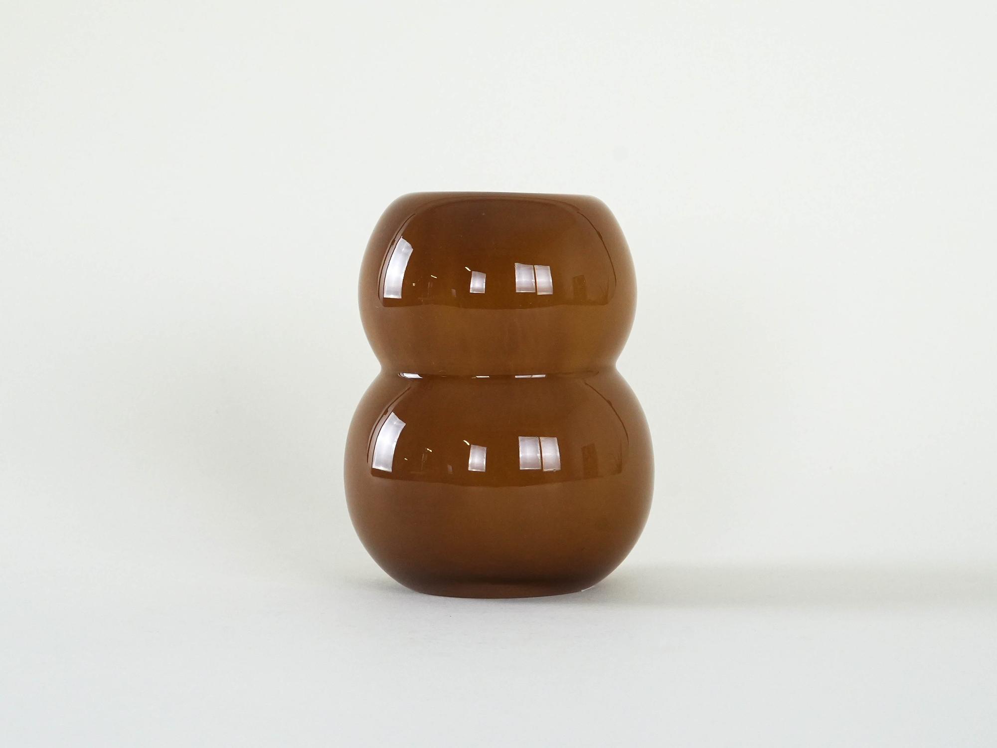 Glass vase Caramel 3