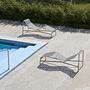 Palissade Chaise Longue Grau 7