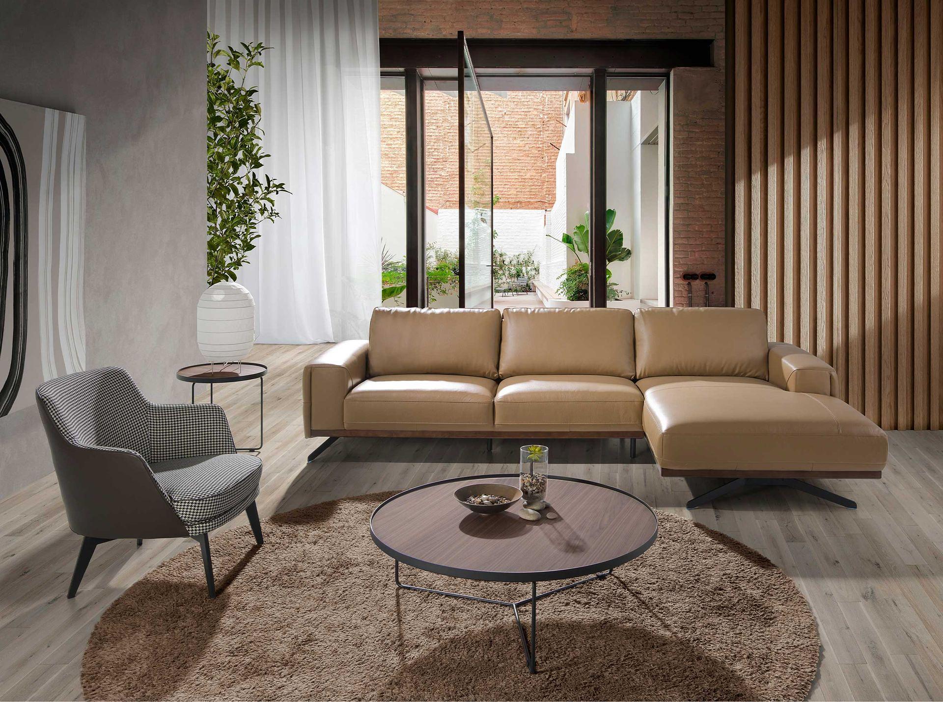 Armchair Faux Leather Brown 2