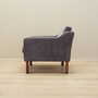 Vintage armchair beech wood velvet grey 1970s 5