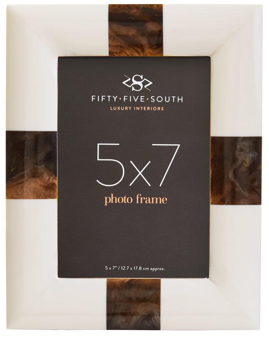 Decio 5 x 7 Inch Photo Frame Cream Brown 1