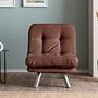 Misa Small Solo Sofa Bed 1-seater Light Brown 2