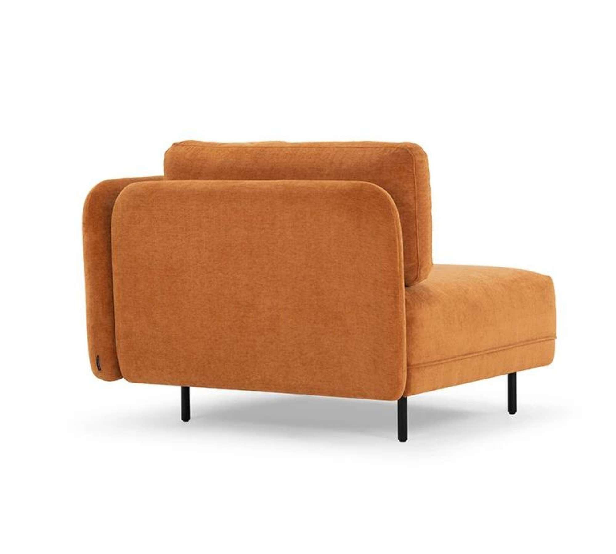 Ellis 1-seater module removable armrest Danny Amber 1