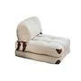 Fold Teddy Sleeper Sofa 1-seater Cream 0