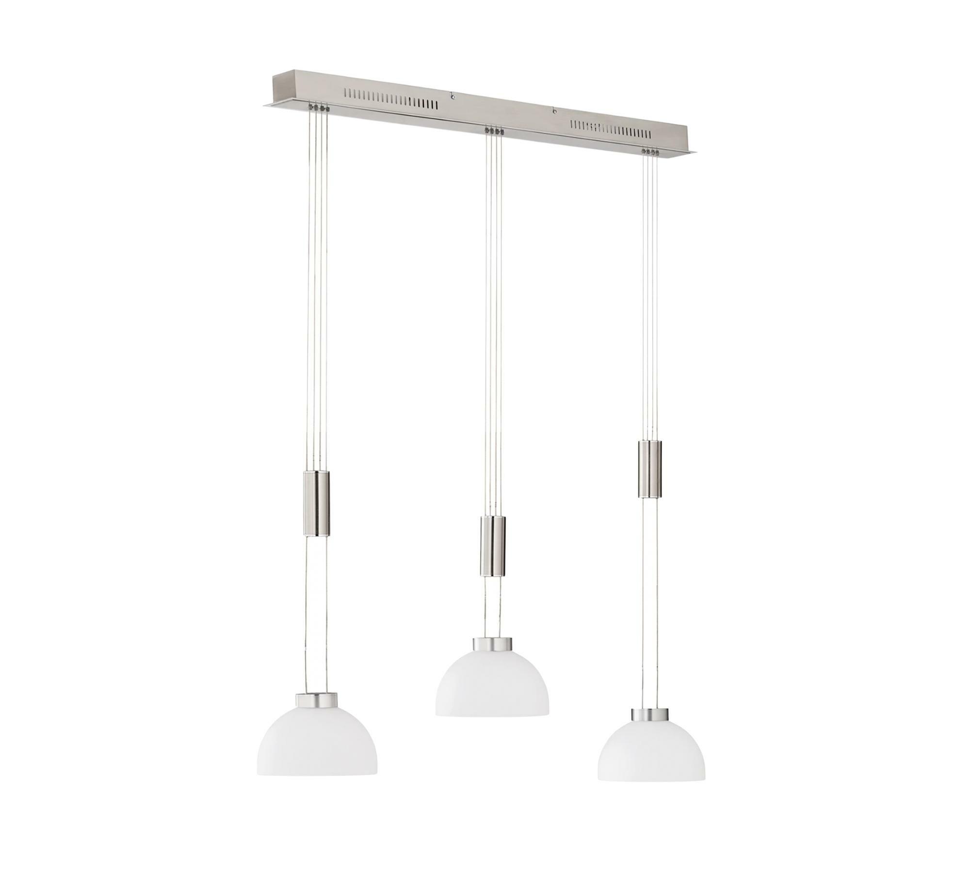 LED pendant lamp 2-flame Silver 1