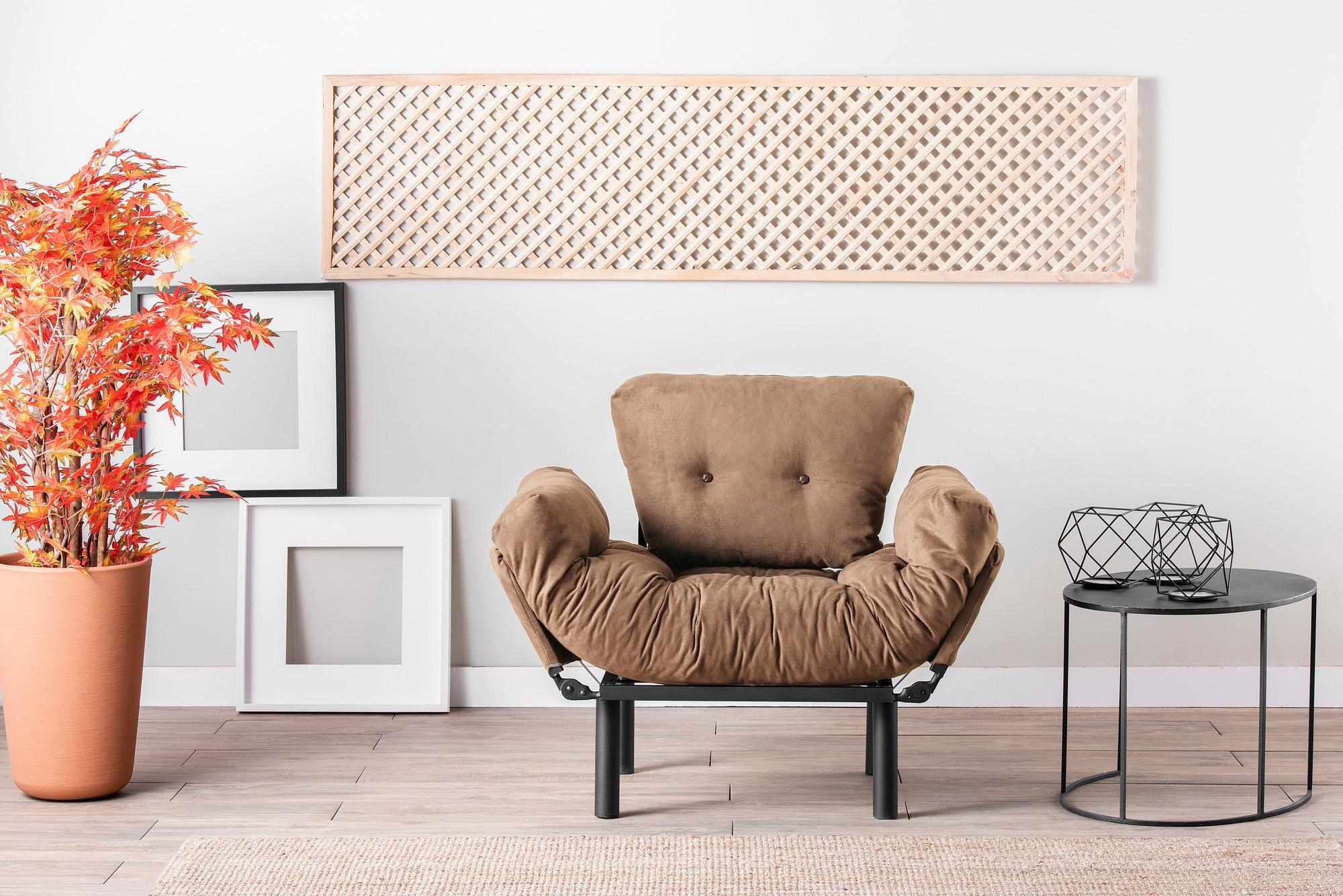 Nitta Armchair Light Brown 1