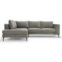 Noa Ecksofa Récamiere Links Planet Grey Green 0