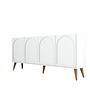 Lyon 81 Console White wood veneer 6