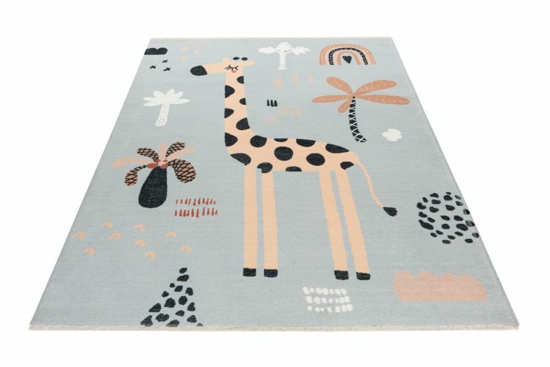 Greta Teppich Giraffe Baumwolle 115 x 170 cm 2