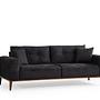 Sinor 3-seater sofa bed Dark grey 0