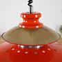 Hanging lamp Metal Orange 1970s 4