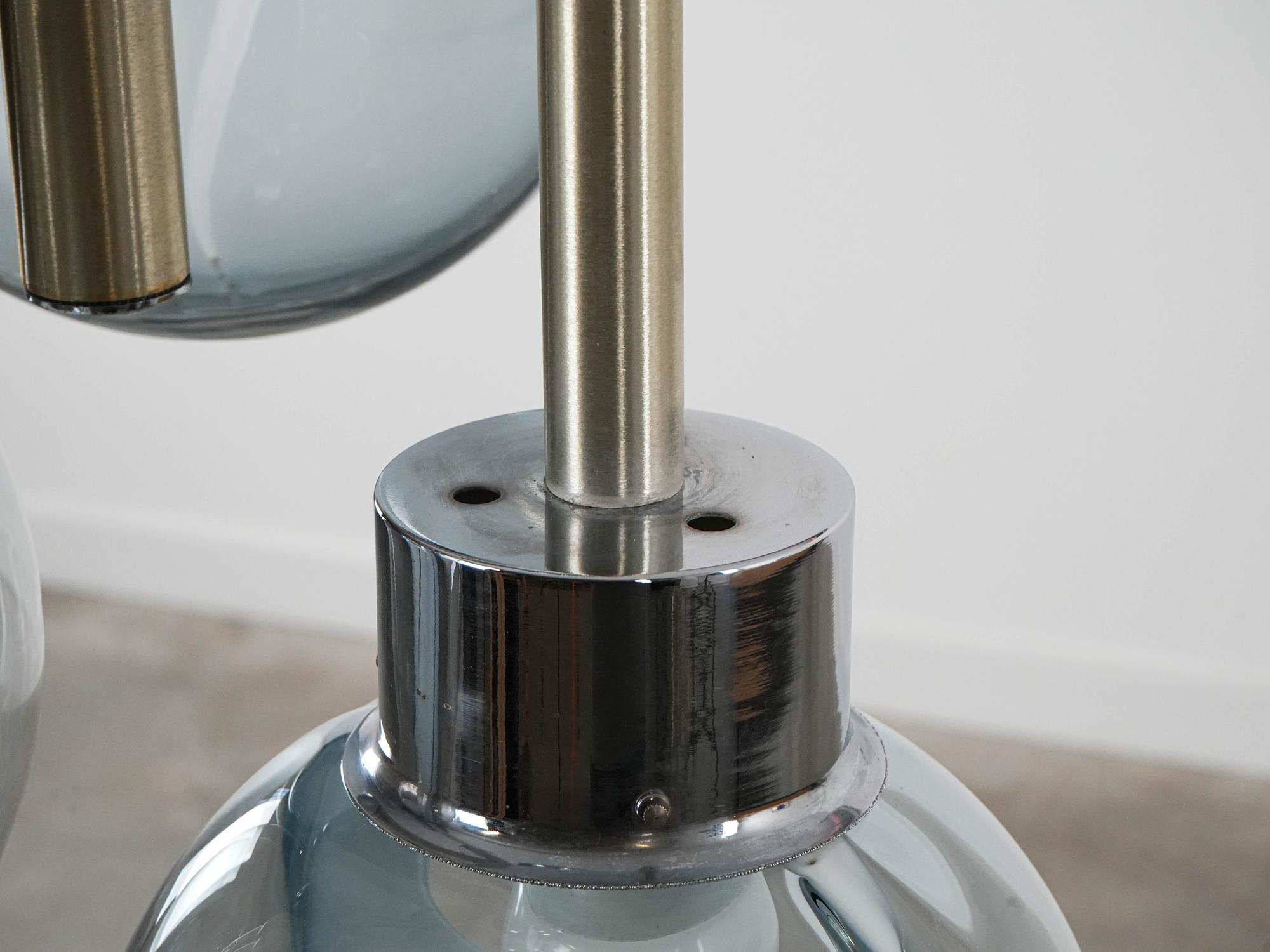 Space Age Kronleuchter Muranoglas 1970er Jahre 11