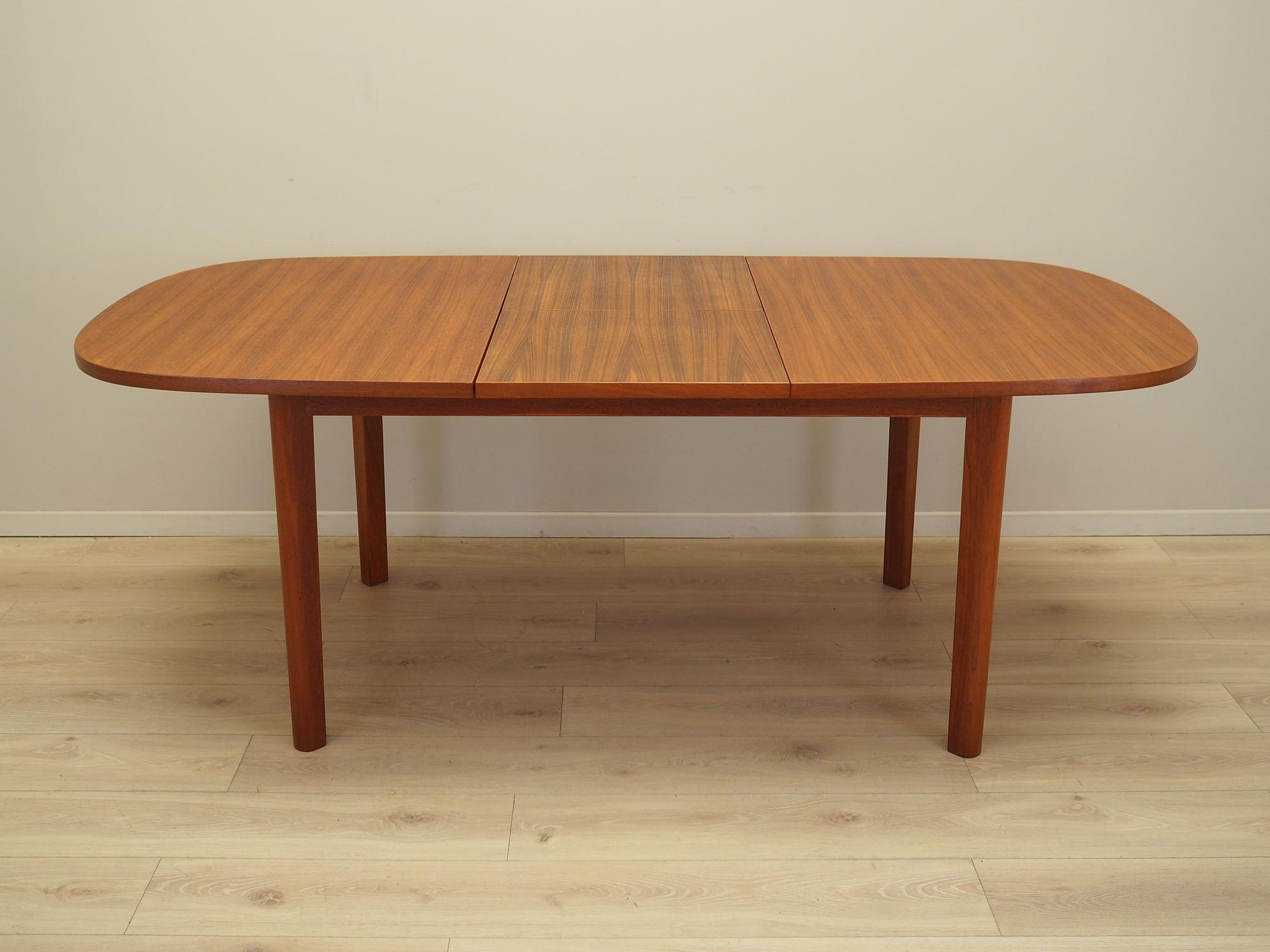 Dining table Teak wood 1970s 11
