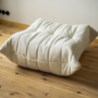Togo Pouf Bouclé Bianco 0