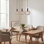 ZESTA Pendant Light 3-Light Bamboo Iron 2