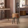 Mangelo Footstool With Storage Cognac Black 2