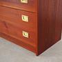 Vintage Chest of Drawers Teak Wood Brown 1960s 11