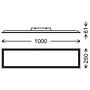LED Ceiling Light Piatto 1-Light Polycarbonate Iron 2