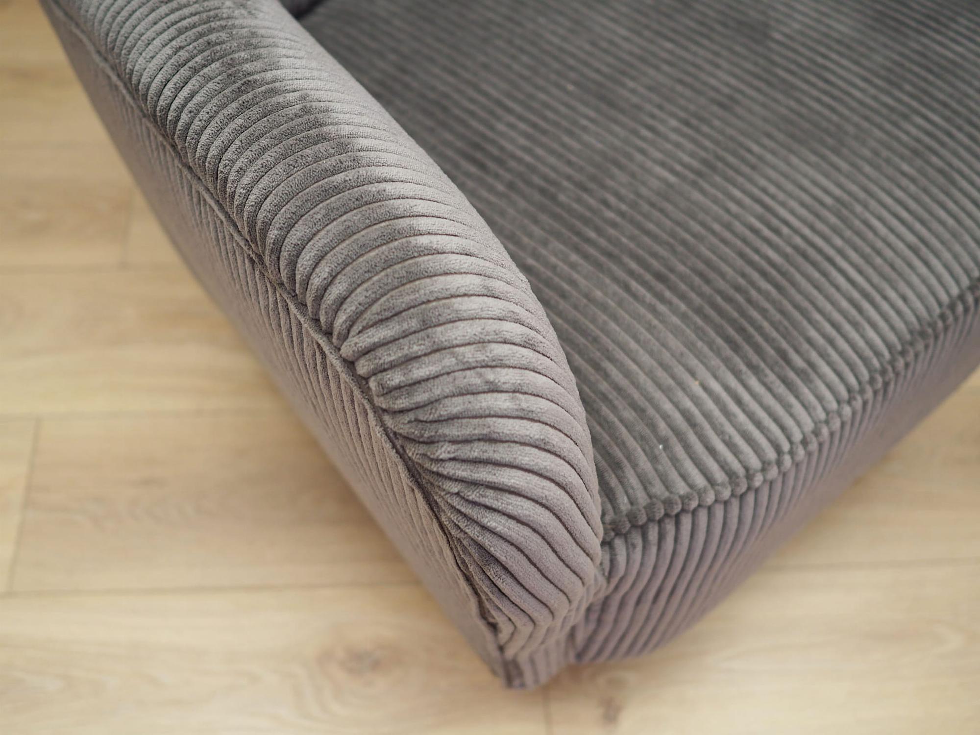 Armchair Velvet Wood Grey 11