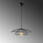 Modern pendant lamp with black metal struts 6