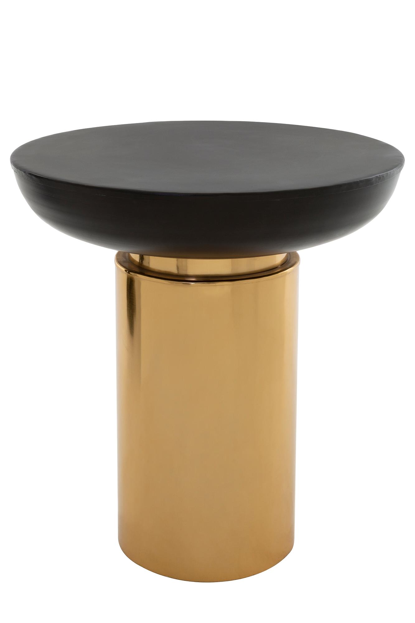 Kensington Townhouse Schwarz-Goldener Beistelltisch
 0