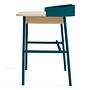 Victor Büro-Schreibtisch Eiche Blau 3