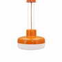 Pendant lamp glass orange 2000s 0