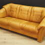 Vintage Sofa 3-Sitzer und Sessel Leder Cognac 1970er Jahre 6