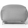Mochi Pouf Textile Metal Gray 1