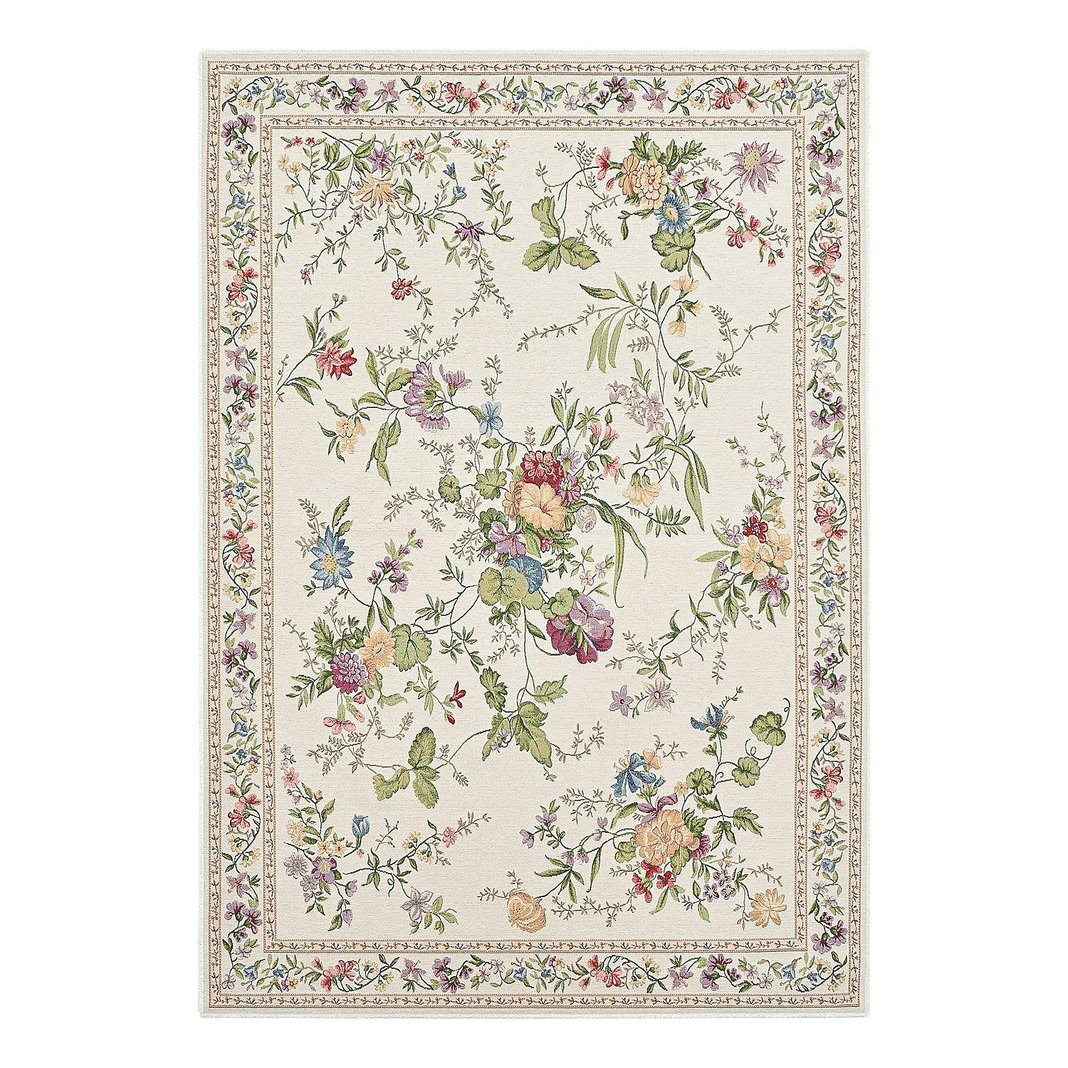 Flomi Sagrini Kurzflorteppich Creme 60 x 90 cm 1