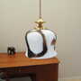 Vintage pendant lamp glass metal multicolor 1970s 2