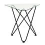 Papillon Butterfly table iron glass black 1