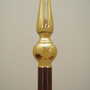 Stehlampe Metall Holz Gold 1970er Jahre 5