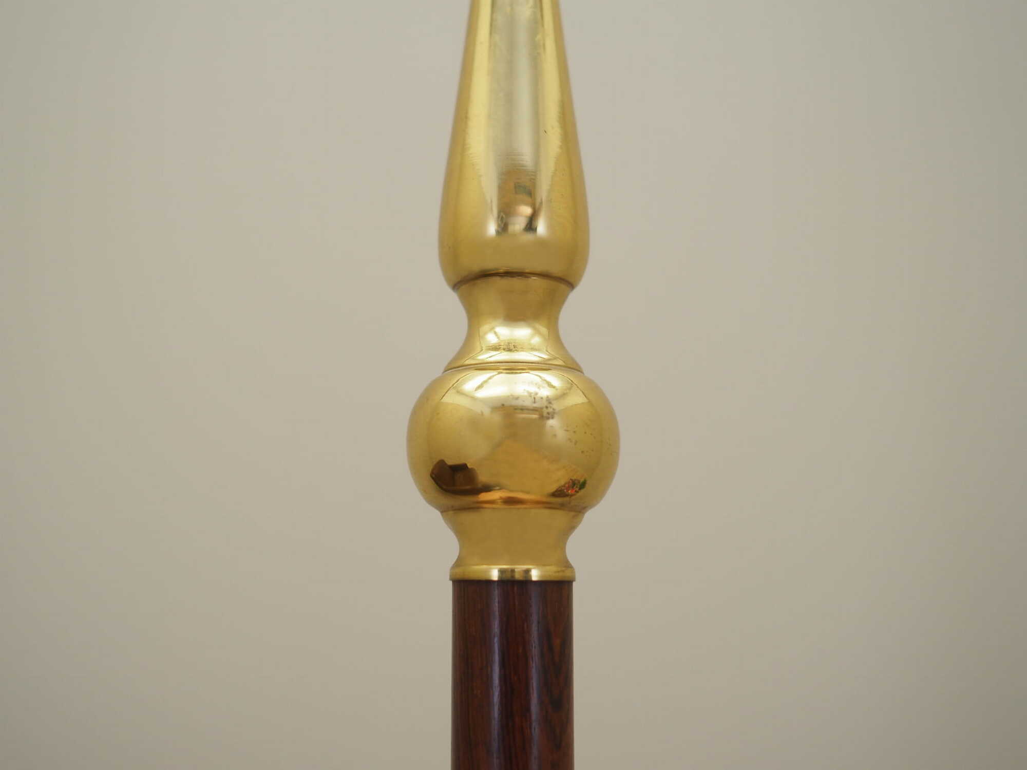 Stehlampe Metall Holz Gold 1970er Jahre 5