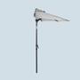 Sonnenschirm Aluminium Grau 0