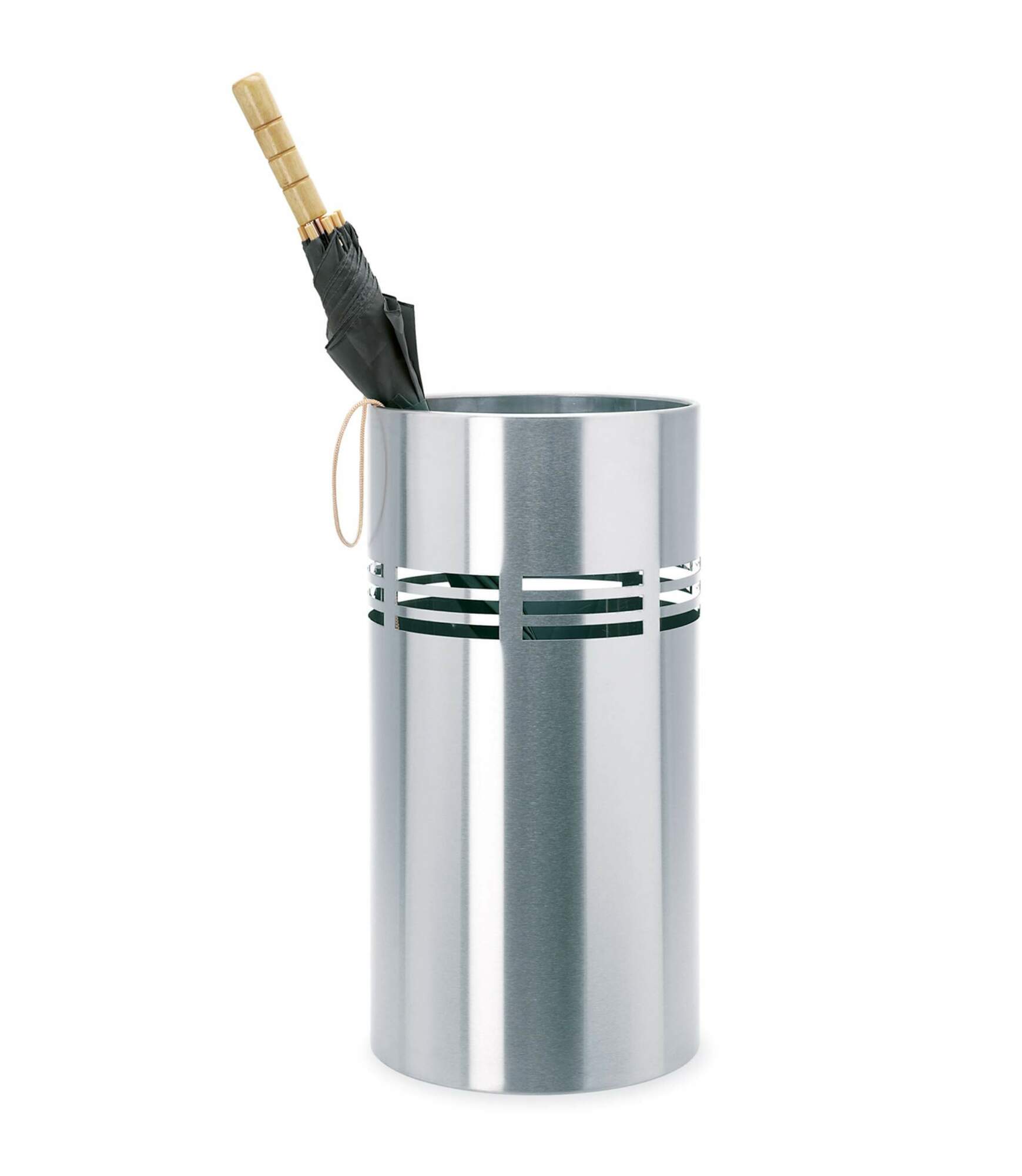 Slice Schirmständer Edelstahl Matt Höhe 50 cm 65157 1